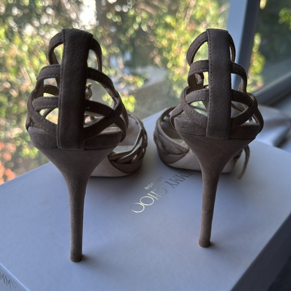 Jimmy Choo Dahlia Suede Nude size 39 - Picture 3 of 6